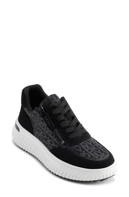 Shop Dkny Lissa Platform Sneaker In Black