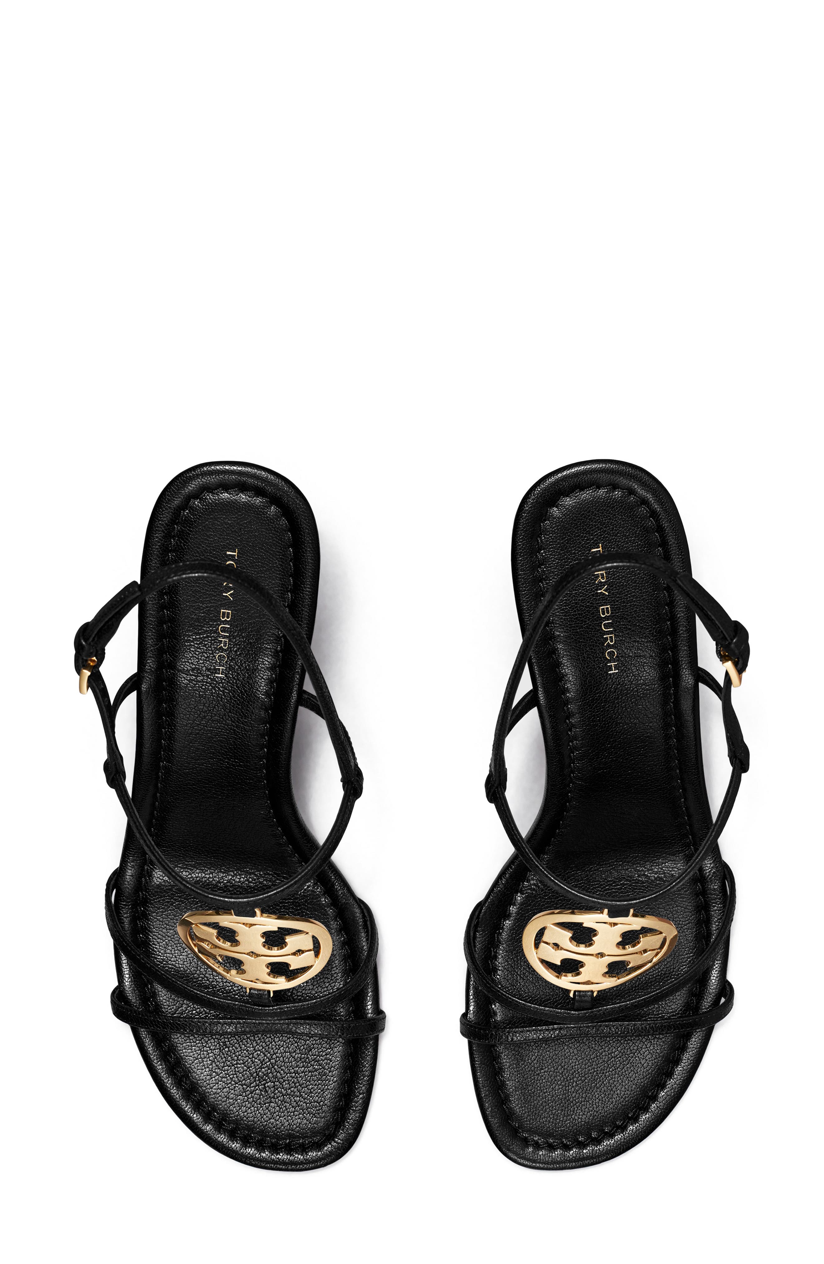 Tory Burch Miller Wedge Silver Cocoa main image 1