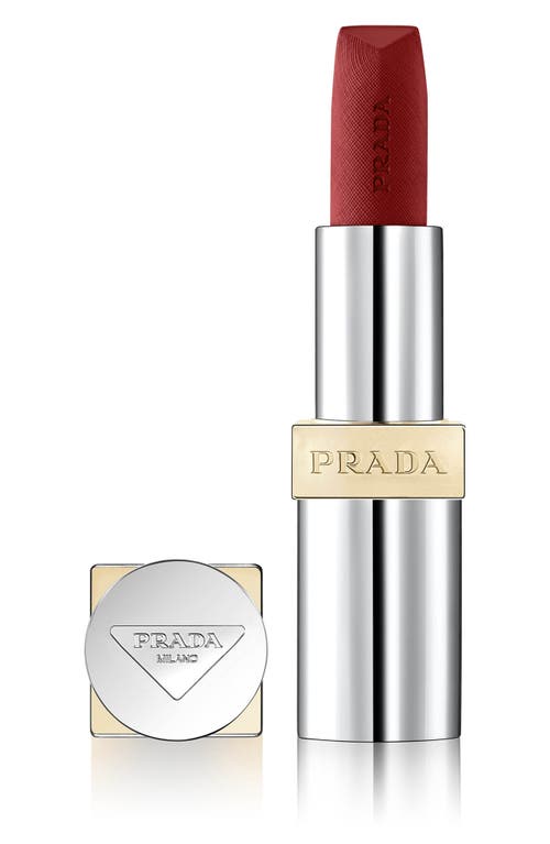 Shop Prada Monochrome Hyper Matte Refillable Lipstick In B03 Mahogany - Maroon Brown