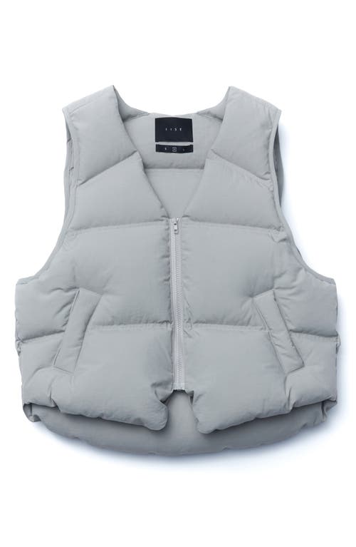 IISE Down Puffer Vest in Cold Beige
