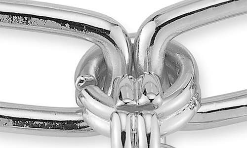 CHLOE & MADISON CHLOE AND MADISON OPEN HEART CHAIN LINK BRACELET
