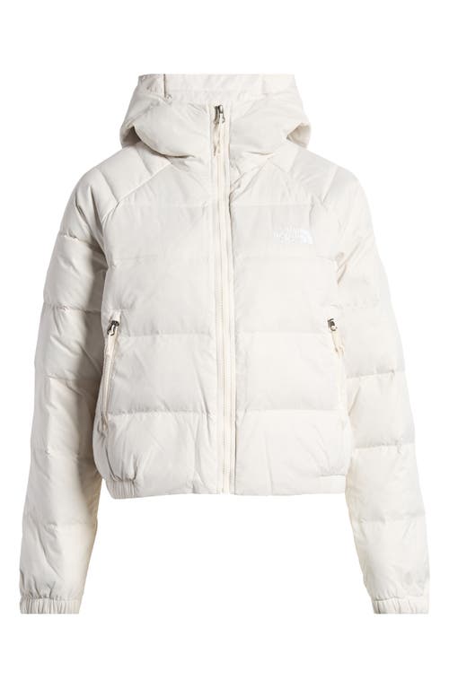 Shop The North Face Hydrenalite Hooded Down Jacket In White Dune