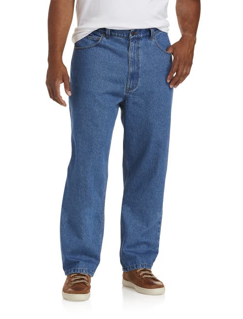 Harbor Bay by DXL Rugged Loose-Fit Jeans Medium Wash at Nordstrom, X