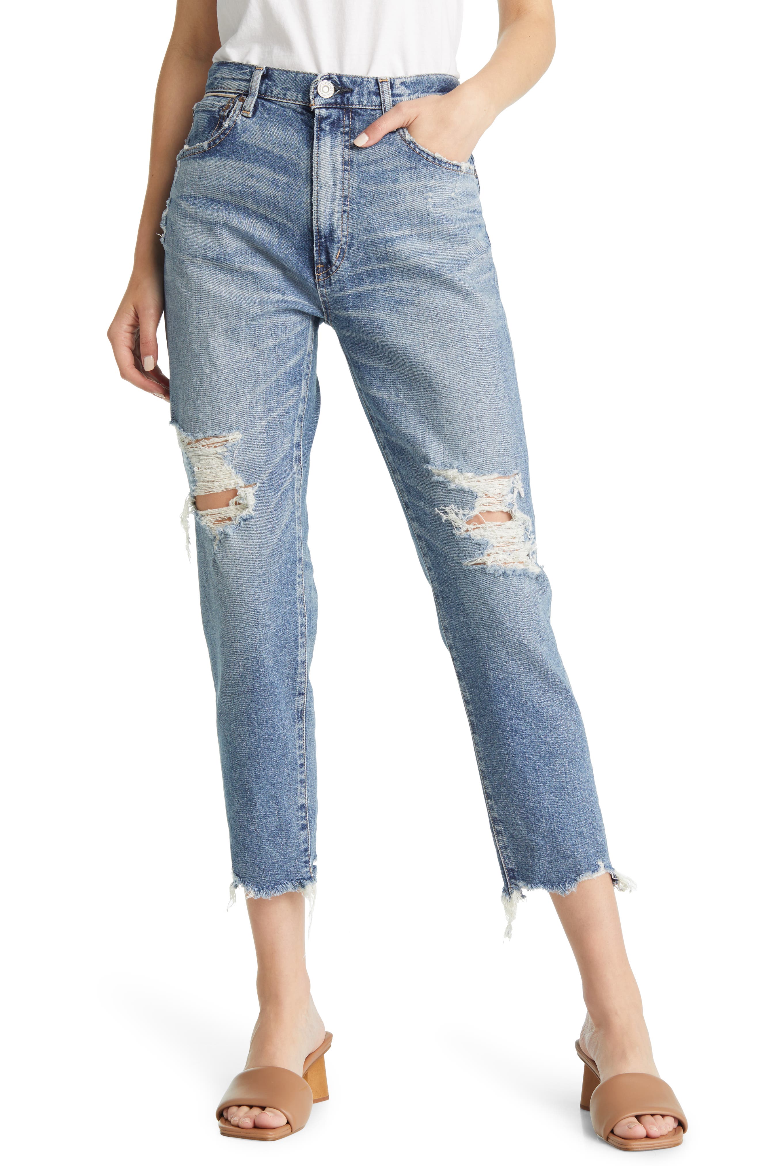 MOUSSY VINTAGE Carter Ripped Straight 
