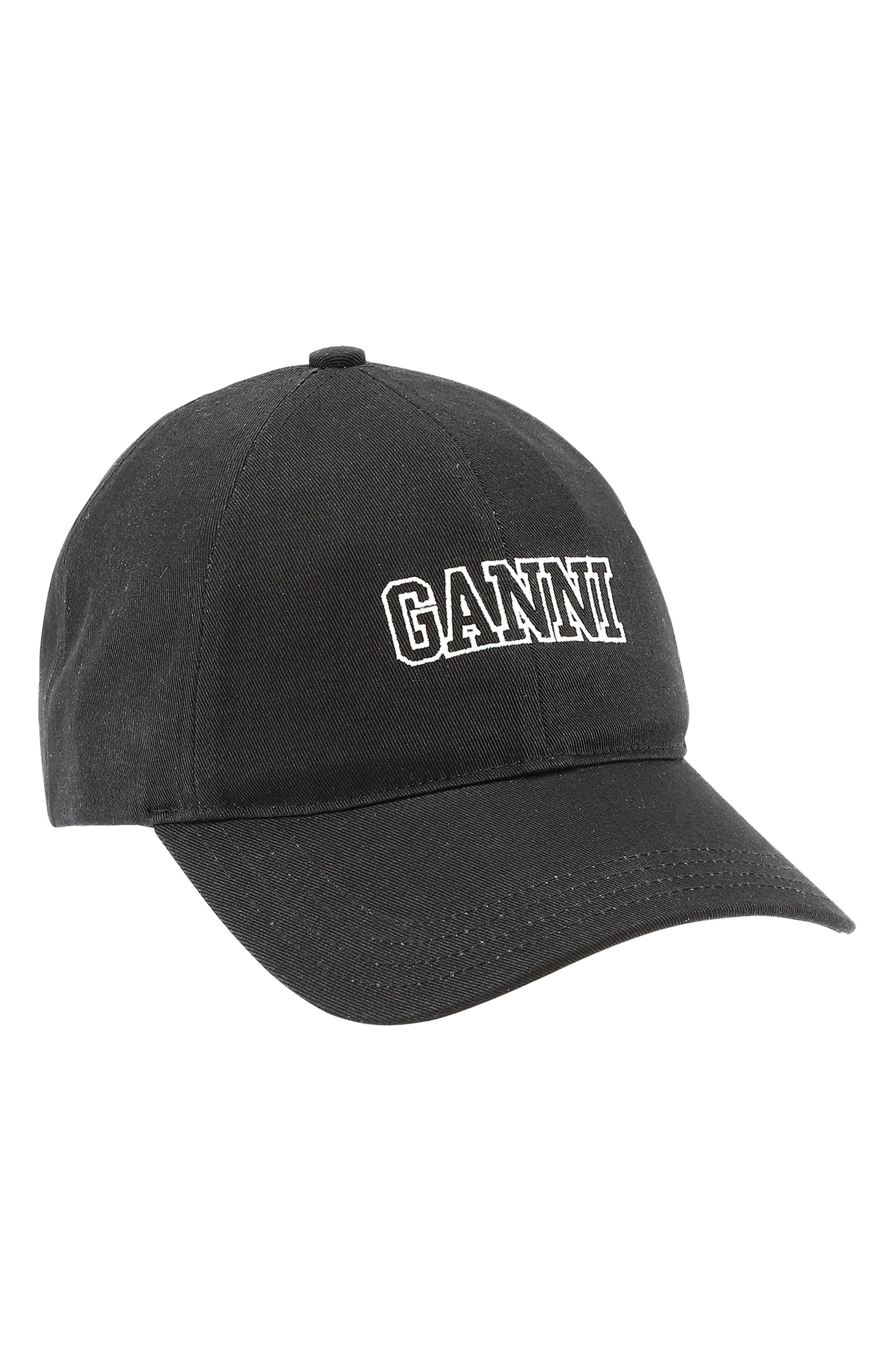 GANNI Black Logo Cap | Smart Closet