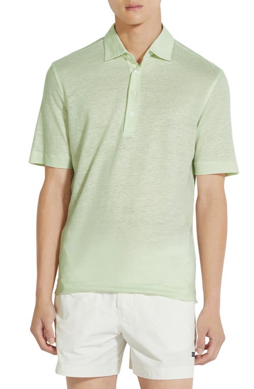 ZEGNA Linen Polo Linfa at Nordstrom, Us