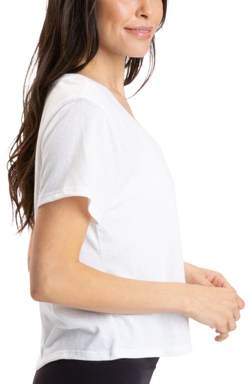 Threads 4 Thought Ada V-neck T-shirt In White