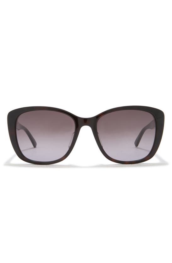 Bottega Veneta Cat Eye Sunglasses In Black