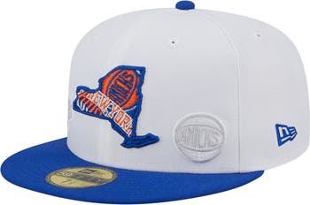 Men's New Era Light Blue/Brown York Knicks Two-Tone 59FIFTY Fitted Hat