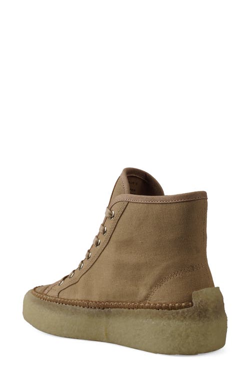 Shop Artisan Crafted By Zigi Camena High Top Sneaker In Natural Canvas