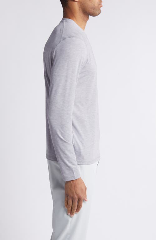 Johnnie-o Course Long Sleeve Performance T-shirt In Seal