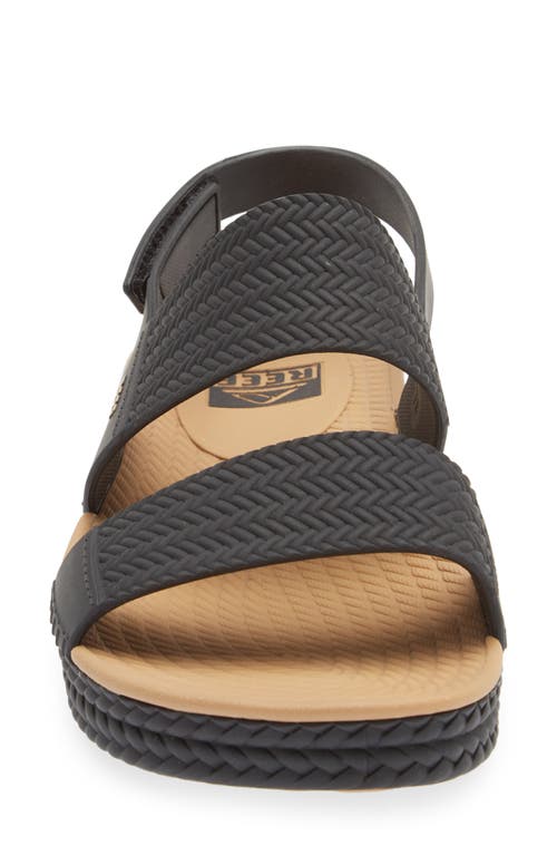 Reef Water Vista Slingback Sandal In Black/tan