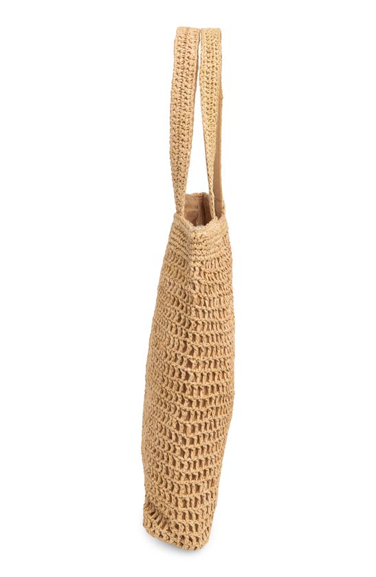 Collection Xiix Straw Tote Bag In Natural
