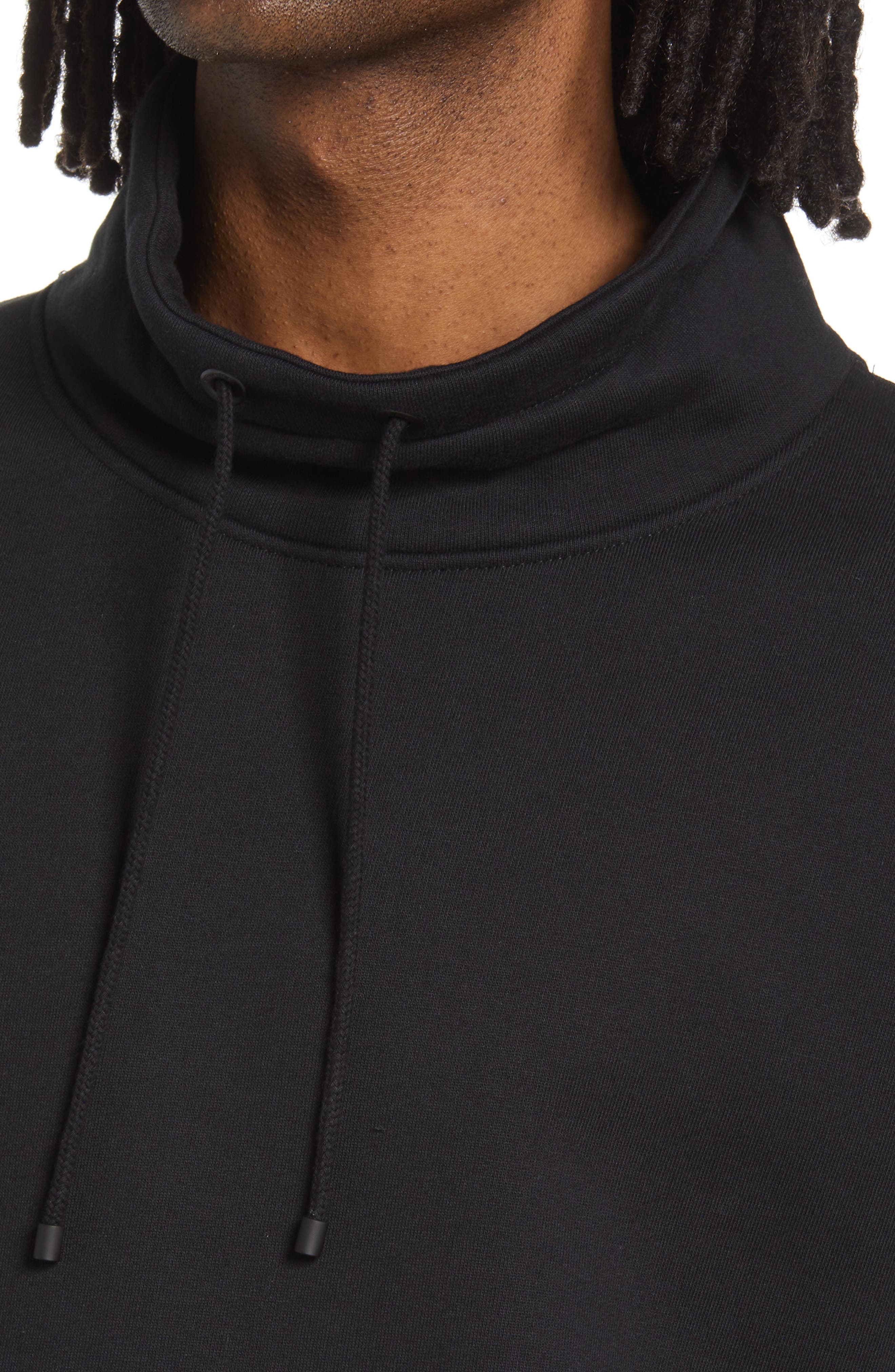 frame funnel neck sweatshirt