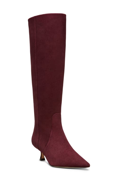 Shop Stuart Weitzman Naomi 50 Boot In Cabernet