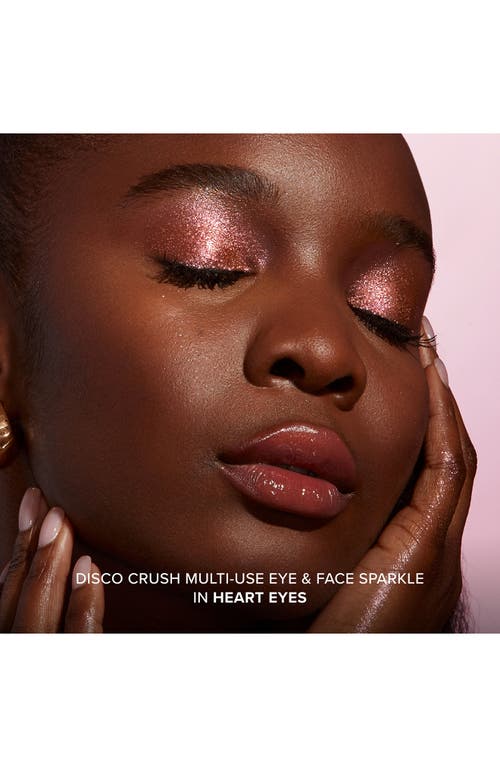 Too Faced Disco Crush High Shine Glitter Eye + Face Sparkle Heart Eyes 0.05 oz / 1.42 G In Heart Eyes