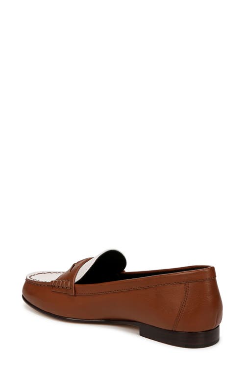 Shop Veronica Beard Penny Loafer In Caramel/lily