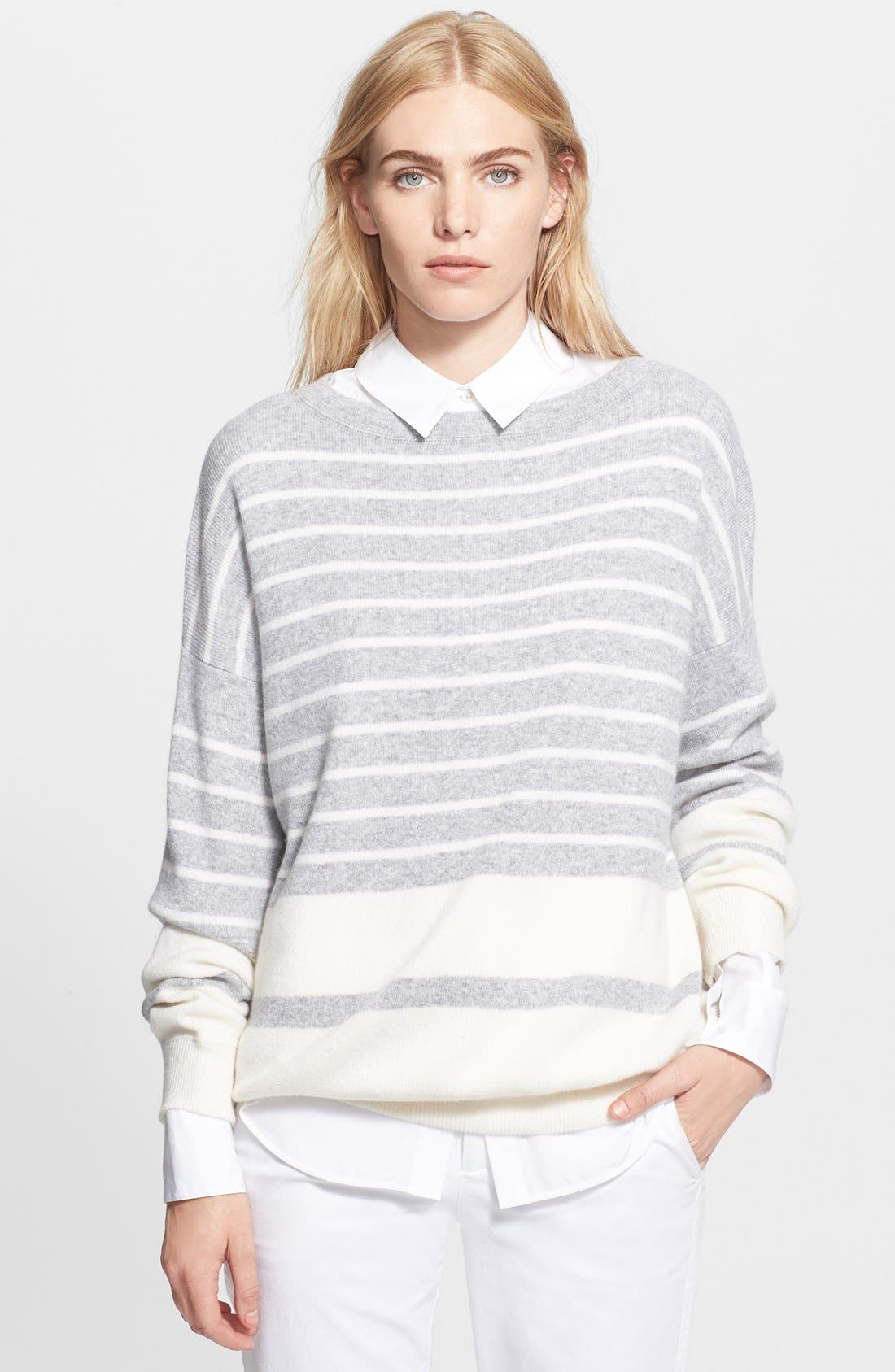 Vince Banded Rib Sweater Nordstrom