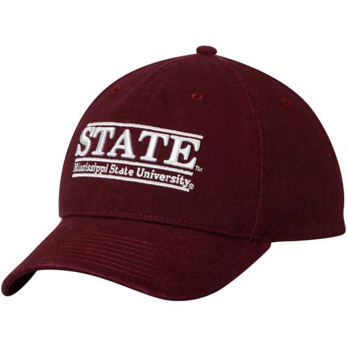 Men's The Game Maroon Mississippi State Bulldogs Classic Bar Unstructured Adjustable Hat
