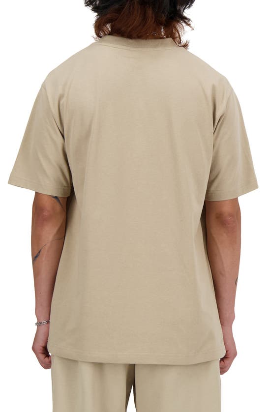 Shop New Balance Athletics Oversize T-shirt In Stoneware