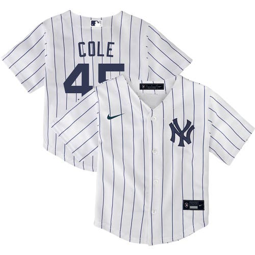 UPC 195011030648 product image for Toddler Nike Gerrit Cole White New York Yankees Home Replica Player Jersey at No | upcitemdb.com