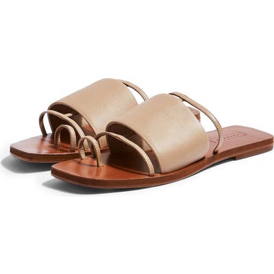 Topshop Fortune Slide Sandal - Beige
