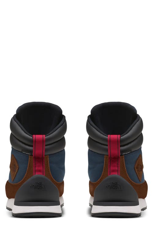 The North Face Back-to-berkeley Iv Waterproof Boot In Shady Blue/monks Robe Brown