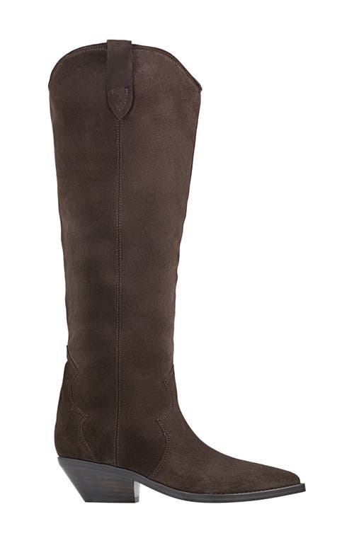 Shop Marc Fisher Ltd Ander Knee High Boot In Dark Brown