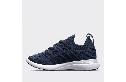 Shop Apl Athletic Propulsion Labs Apl Youth's Techloom Wave Sneakers In Navy/white