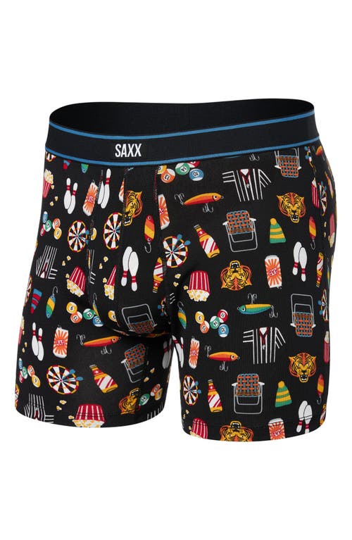 Saxx Relaxed Fit Boxer Briefs In Types Of Stripes-black