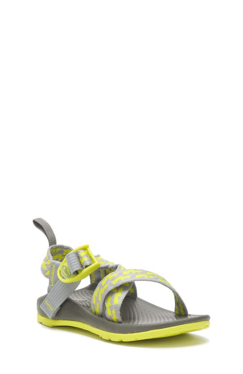 Chaco Kids' Z/1 Ecotread&trade; Sandal in Neon Yellow