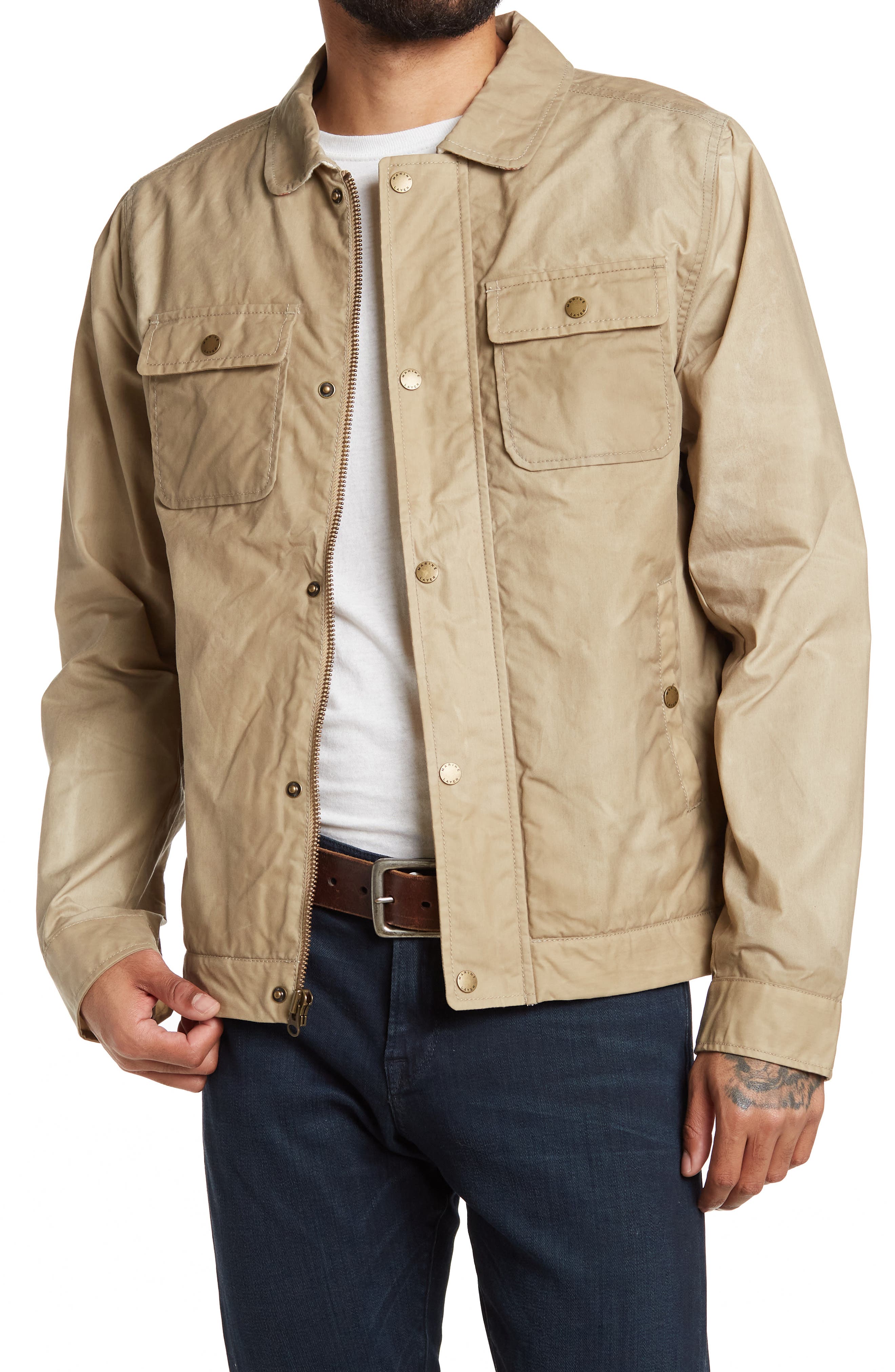 marine layer waxed jacket