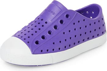  Native Shoes Girl's Jefferson Iridescent (Toddler/Little Kid)  Lavender Purple/Shell White/Galaxy 5 Toddler M