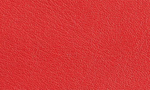 Royce New York Leather Card Case In Red- Deboss