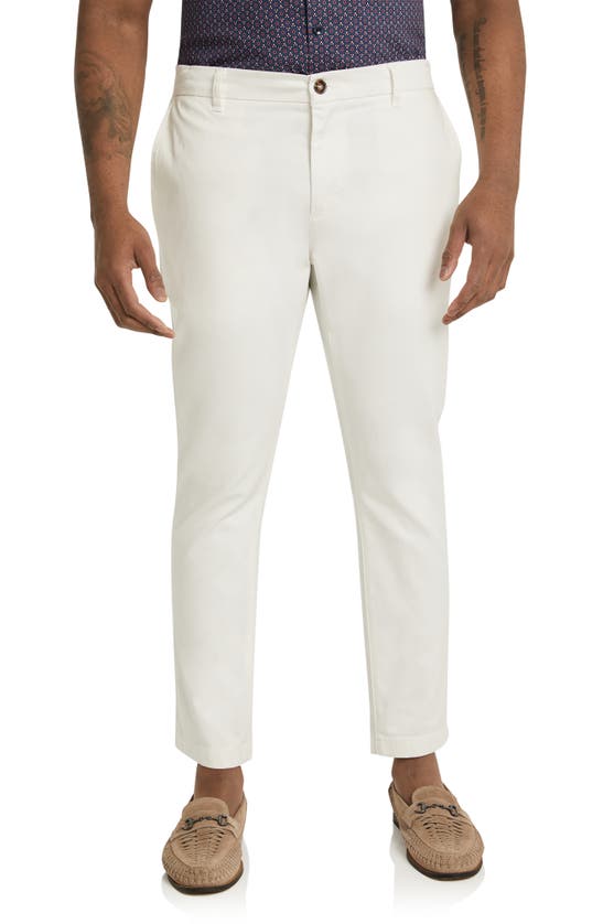 Shop Johnny Bigg Ledger Slim Fit Stretch Cotton & Modal Chinos In White
