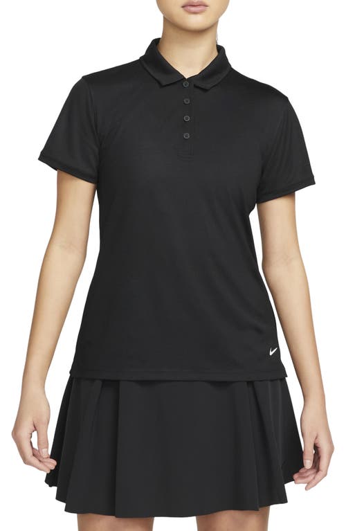 Nike Victory Dri-FIT Polo in Black/White at Nordstrom, Size X-Large