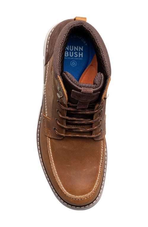 Shop Nunn Bush Karnak Water Resistant Moc Toe Boot In Tan Ch