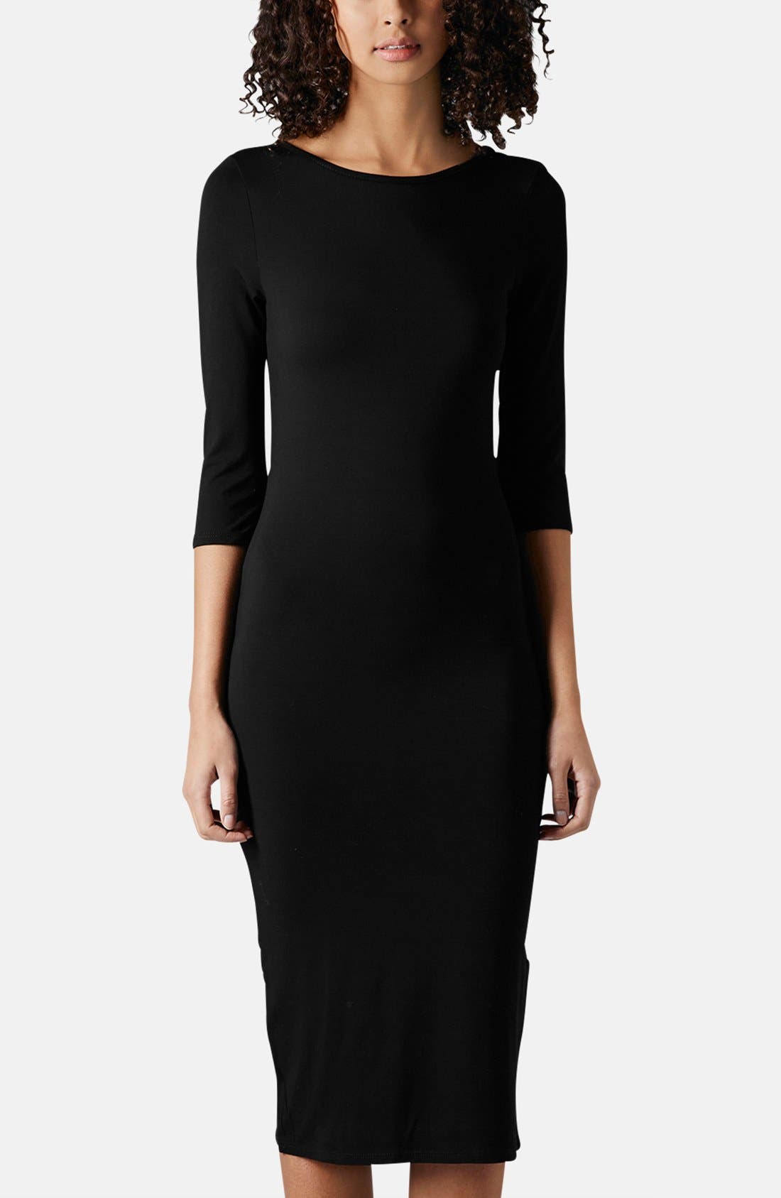 Scoop Back Jersey BodyCon Dress Nordstrom