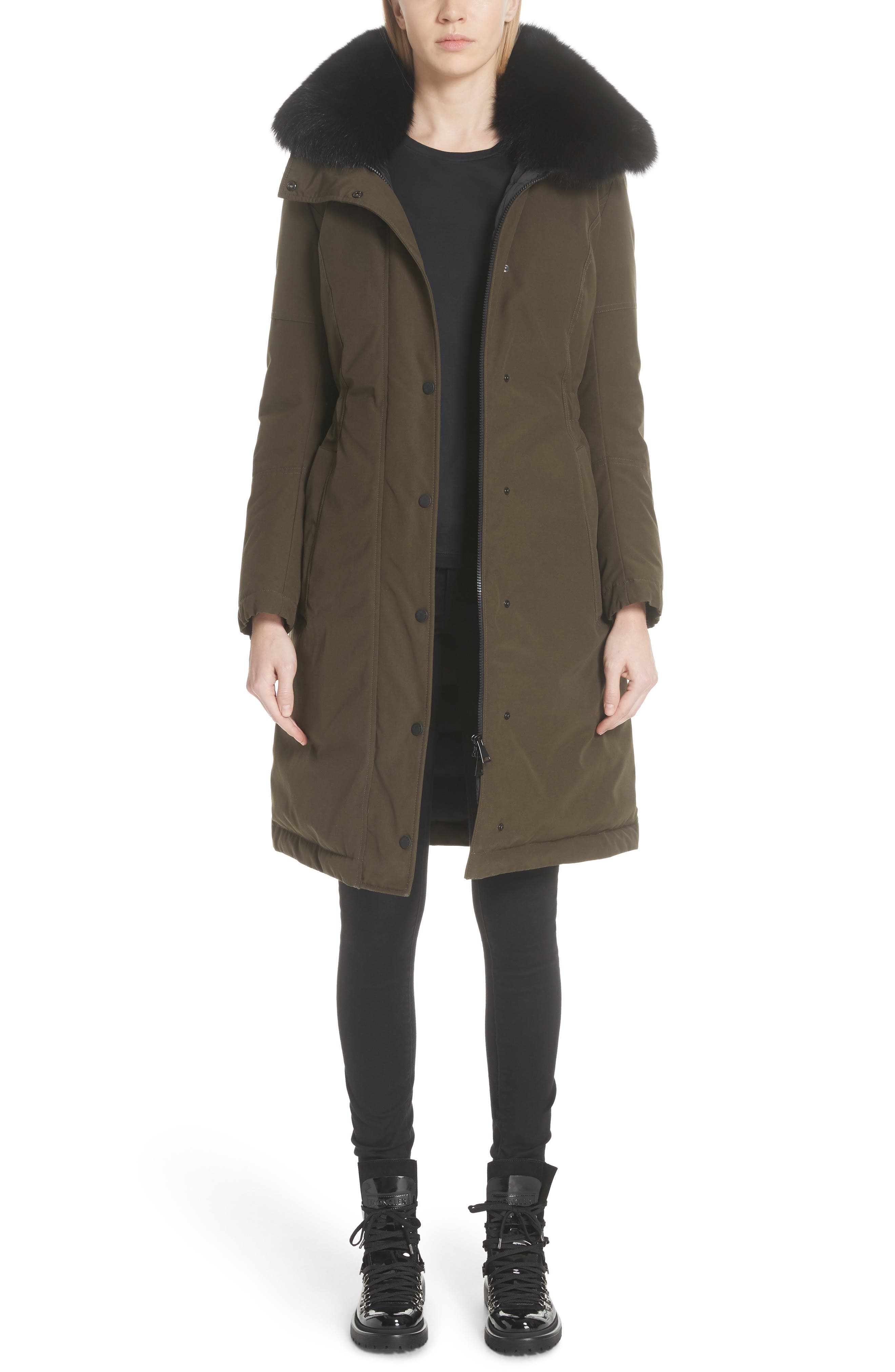 Moncler Jaseur Down Coat with Removable 