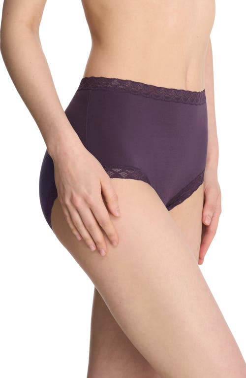 Shop Natori Bliss Stretch Cotton Full Briefs In Verbena