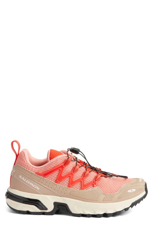 Shop Salomon Gender Inclusive Acs + Og Sneaker In Natural/shortbread/poppy Red