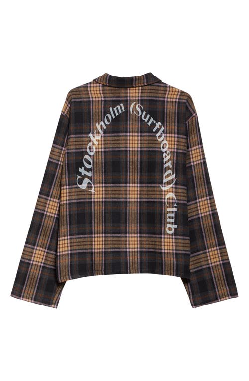 Shop Stockholm Surfboard Club Club Plaid Button-up Shirt In Multi Check