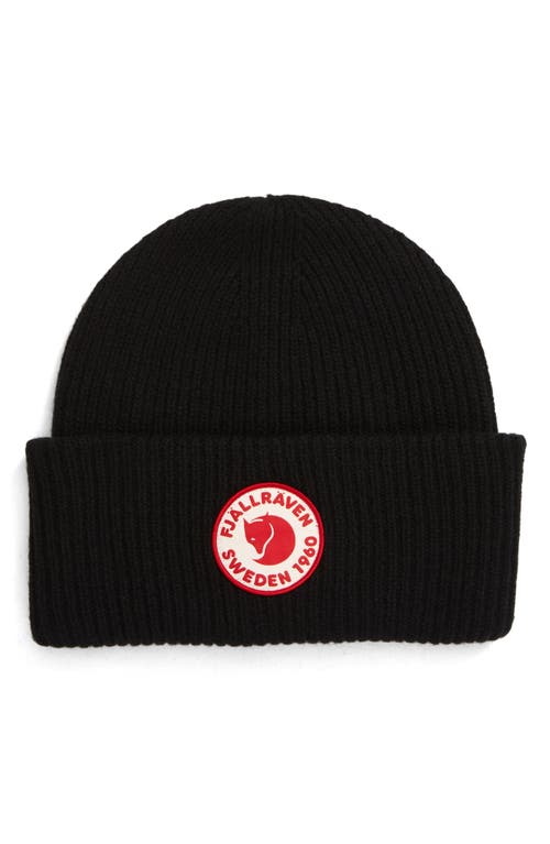 Fjällräven 1960 Logo Beanie in Black