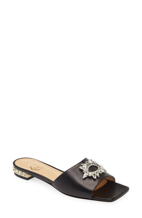 Shop Nalebe Aurum Slide Sandal In Black