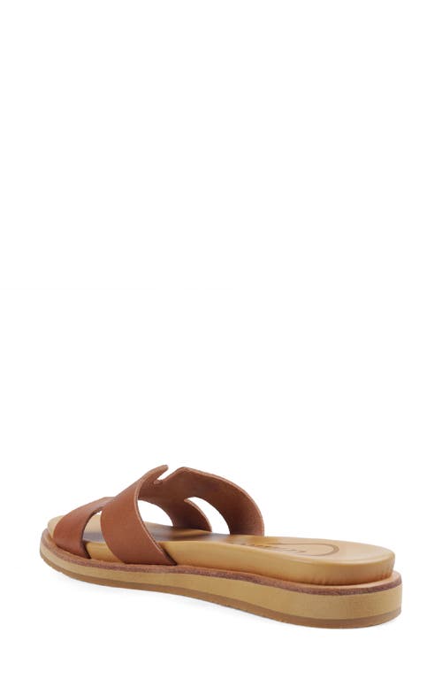 Shop Candies Candie's Mikela Slide Sandal In Cognac