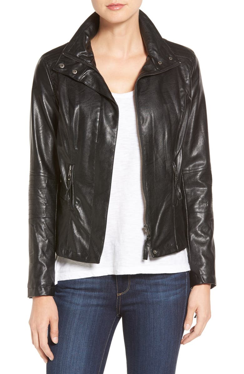 KUT from the Kloth 'Elena' Faux Leather Motocross Jacket | Nordstrom