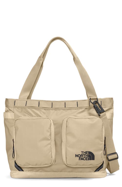 The North Face Base Camp Voyager Tote in Gravel/Tnf Black at Nordstrom