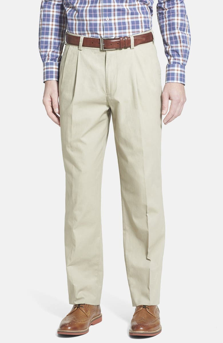 Bills Khakis 'M2' Standard Fit Pleated Cotton Poplin Pants | Nordstrom