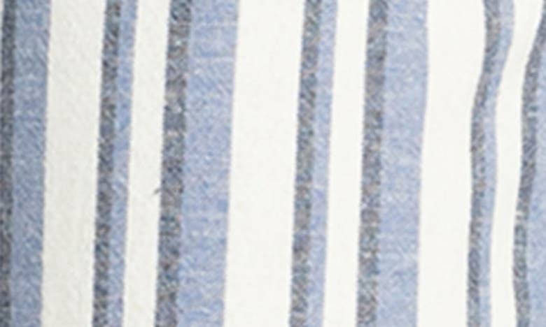 Shop Roxy Oceanside Stripe Pants In Bijou Blue