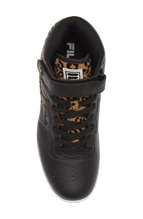 Shop Fila Vulc 13 Wild Sneaker In Black/pale Gold/black